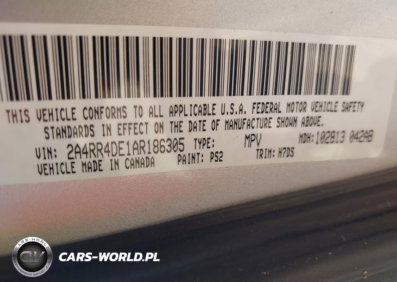 2010 Chrysler Town & Country Lx VIN:2A4RR4DE1AR186305 - 9