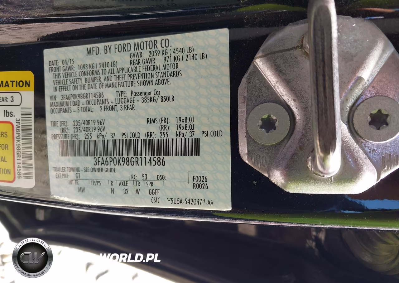 2016 Ford Fusion Titanium VIN:3FA6P0K98GR114586 - 9