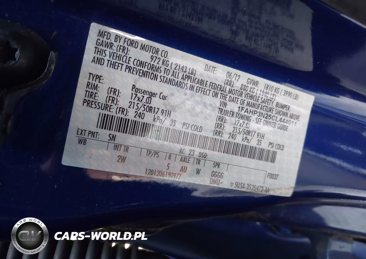 2012 Ford Focus Titanium VIN:1FAHP3N25CL444011 - 9