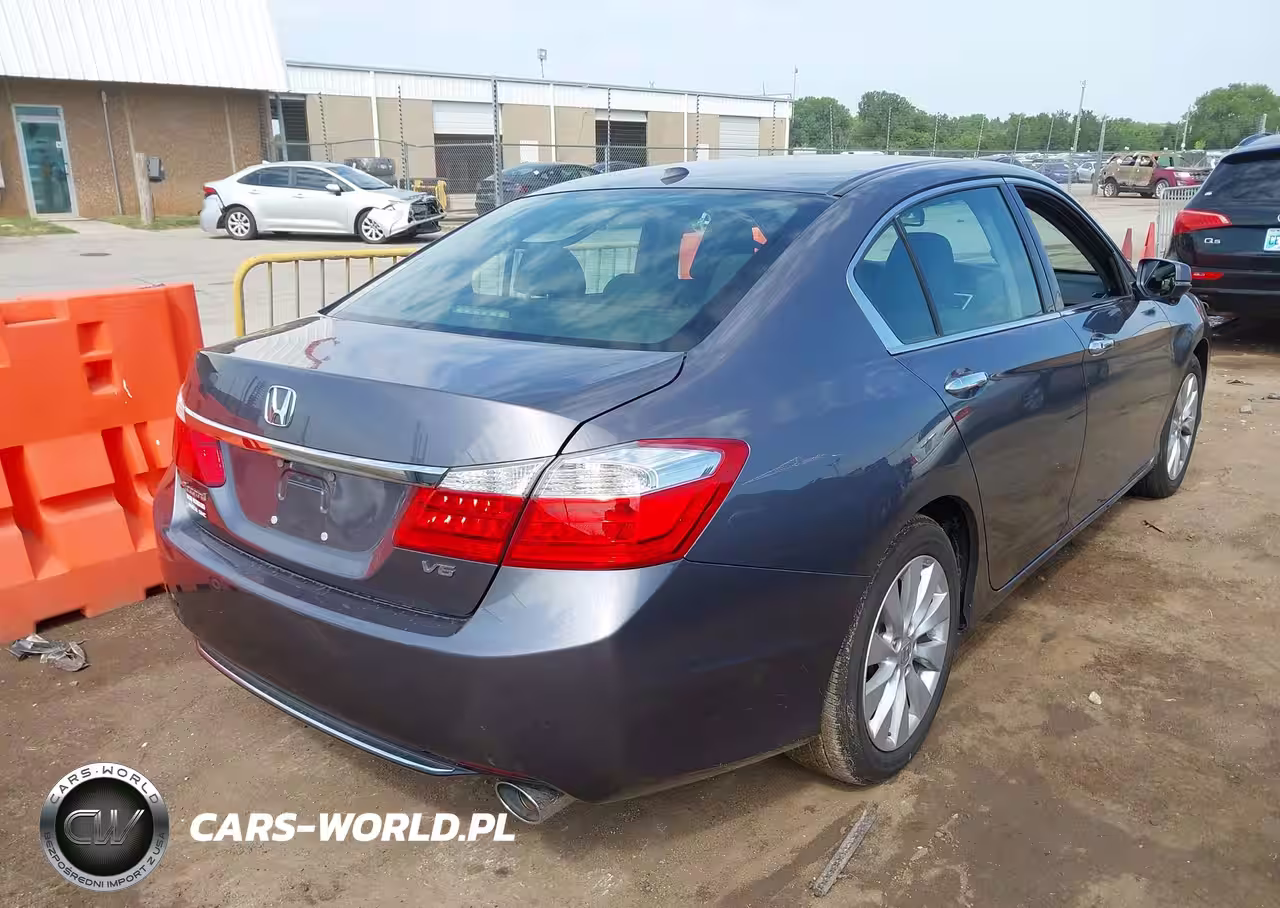 2014 Honda Accord Ex-L V-6 VIN:1HGCR3F80EA013349 - 4
