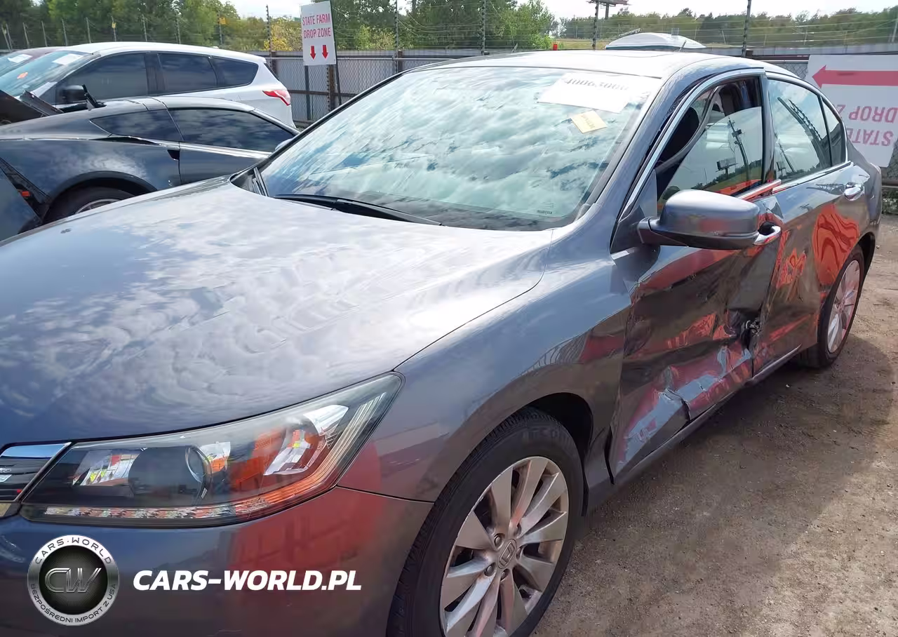 2014 Honda Accord Ex-L V-6 VIN:1HGCR3F80EA013349 - 6