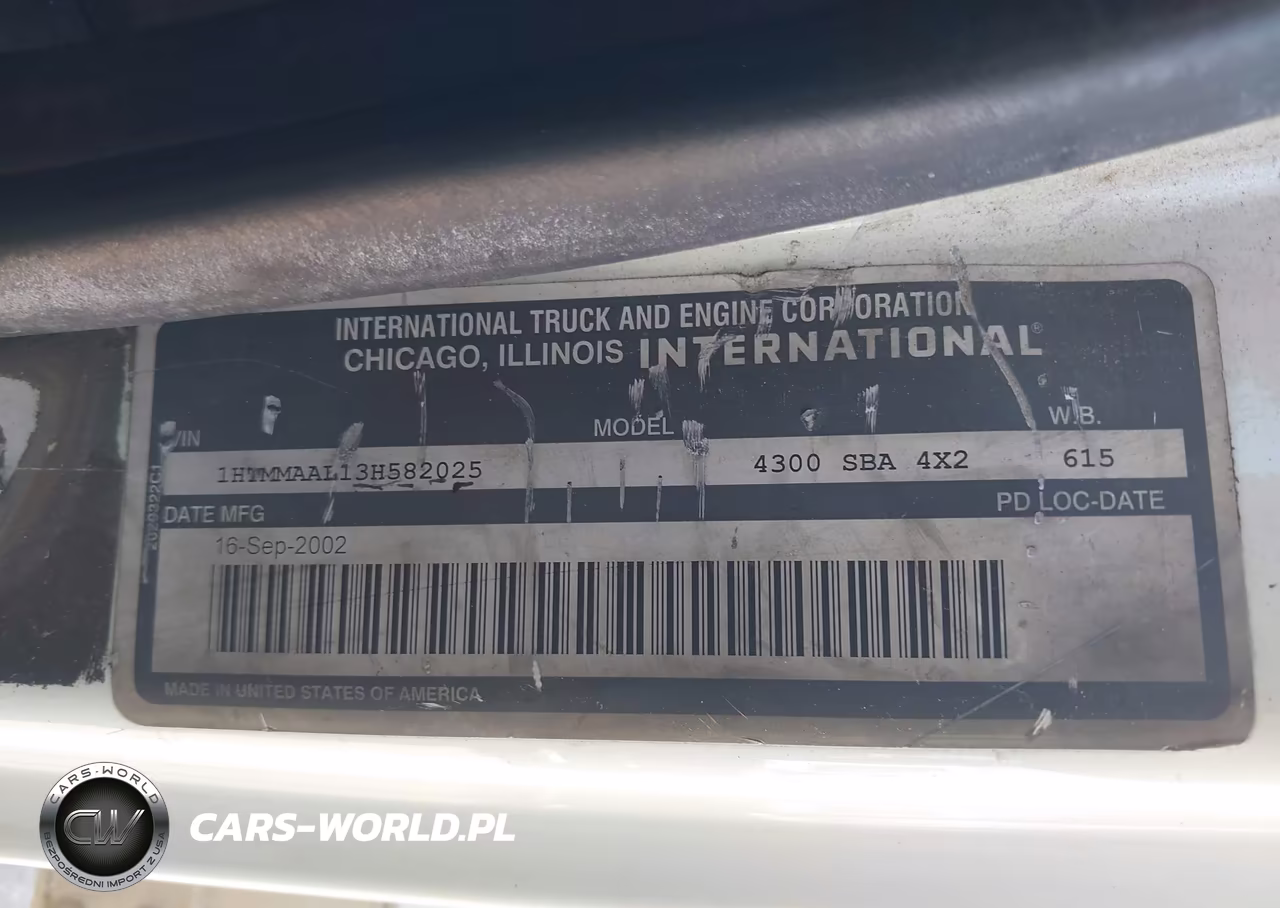 2003 International 4000 4300 VIN:1HTMMAAL13H582025 - 8