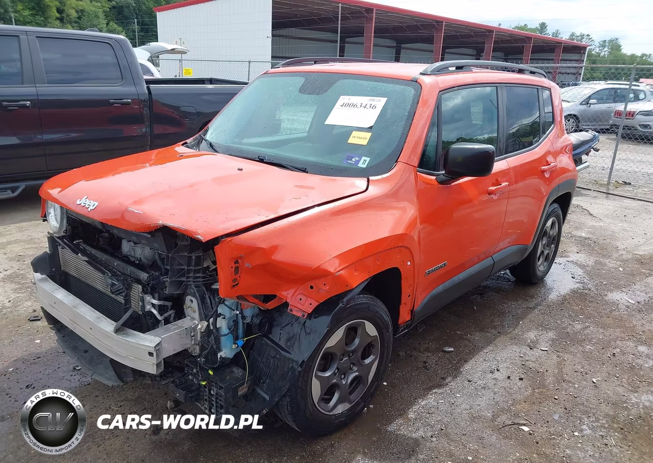 2017 Jeep Renegade Sport Fwd VIN:ZACCJAAB0HPE52911 - 2