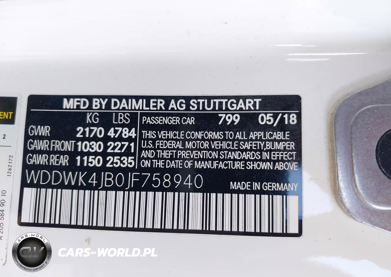 2018 Mercedes-Benz C 300 VIN:WDDWK4JB0JF758940 - 9