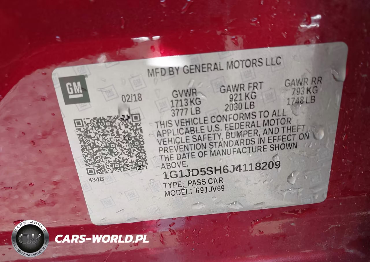 2018 Chevrolet Sonic Lt Auto VIN:1G1JD5SH6J4118209 - 9