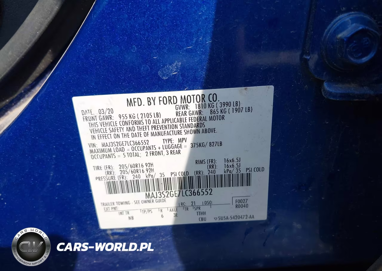 2020 Ford Ecosport Se VIN:MAJ3S2GE7LC366552 - 9