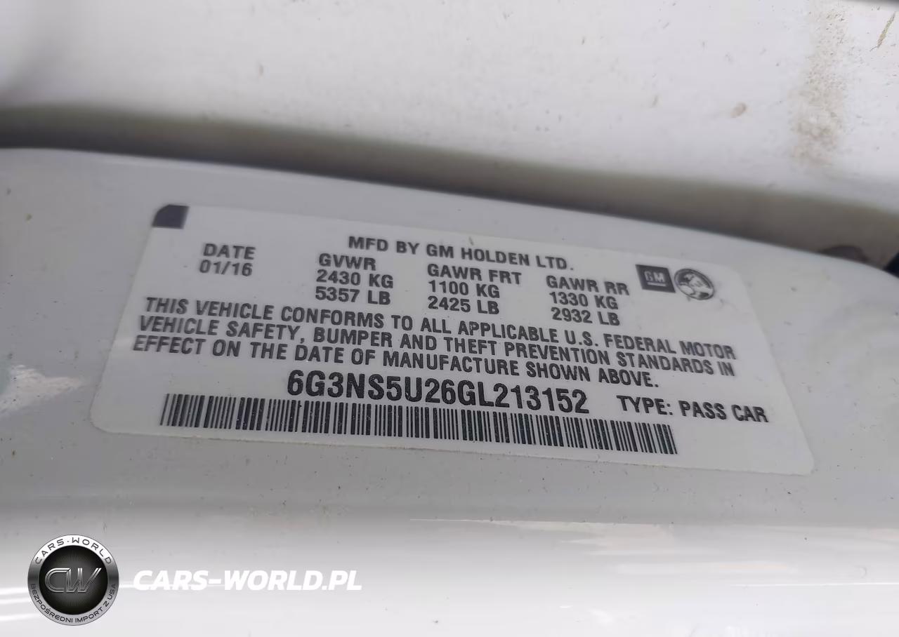 2016 Chevrolet Caprice Police VIN:6G3NS5U26GL213152 - 9