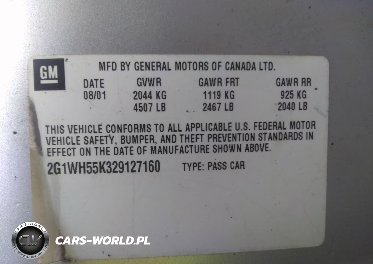 2002 Chevrolet Impala Ls VIN:2G1WH55K329127160 - 9