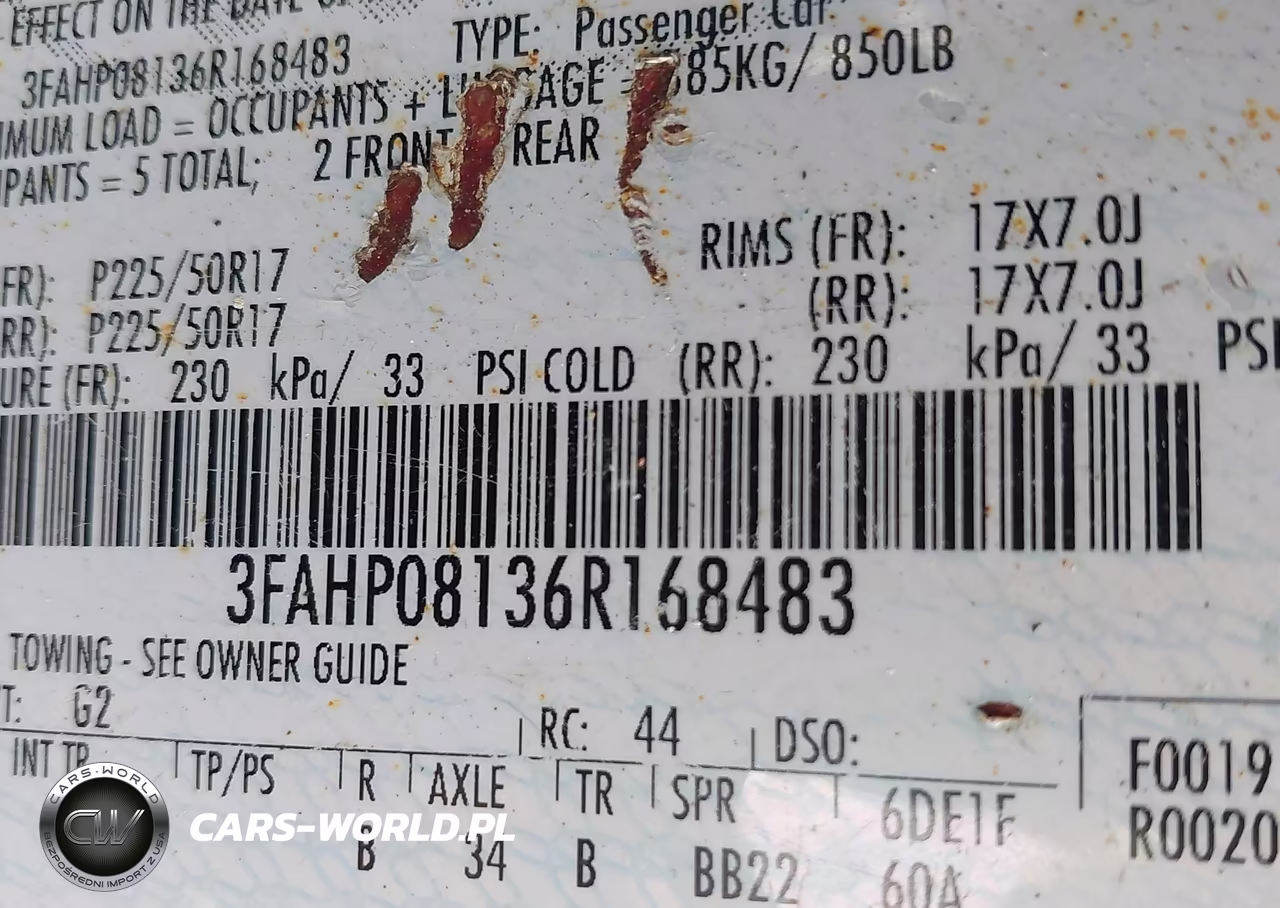 2006 Ford Fusion Sel VIN:3FAHP08136R168483 - 9