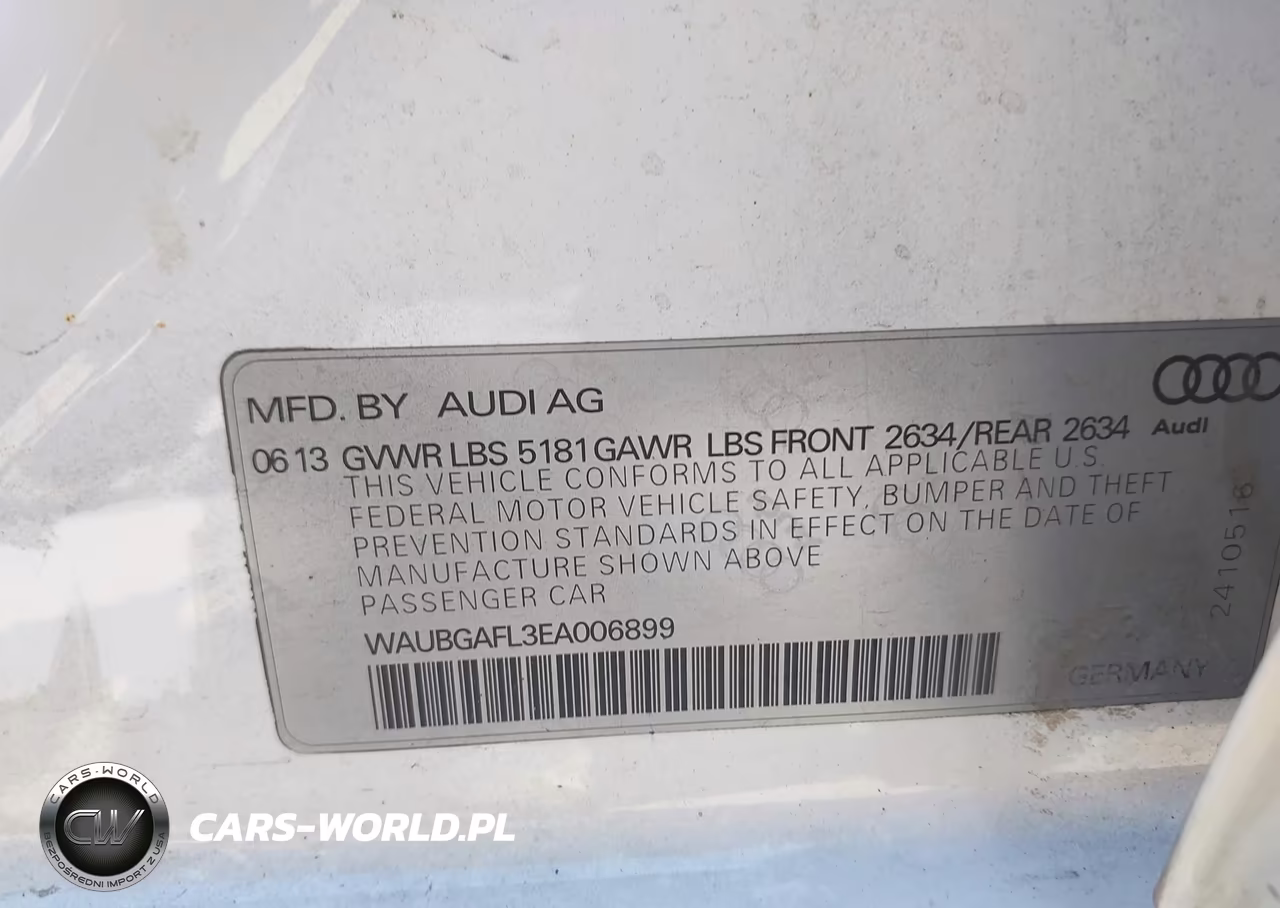 2014 Audi S4 3.0T Premium Plus VIN:WAUBGAFL3EA006899 - 9
