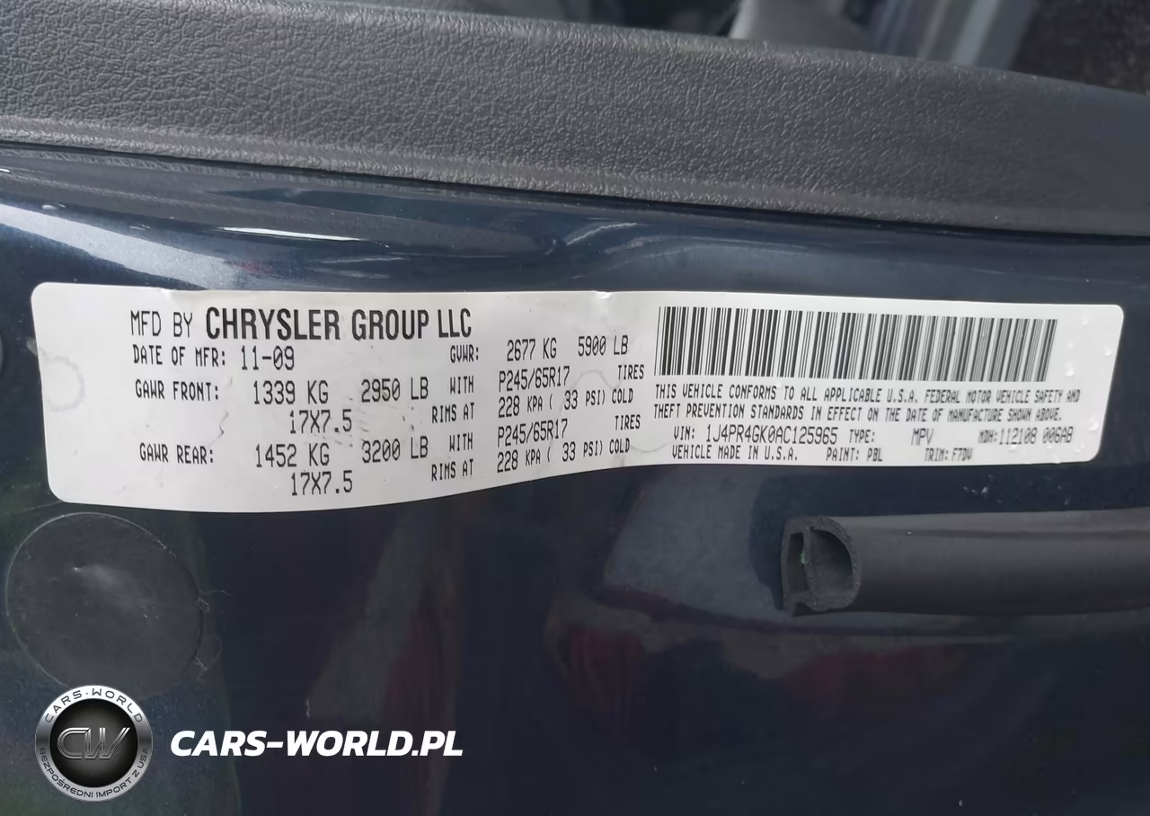 2010 Jeep Grand Cherokee Laredo VIN:1J4PR4GK0AC125965 - 9