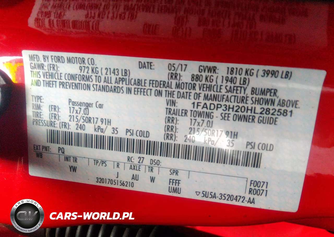 2017 Ford Focus Sel VIN:1FADP3H20HL282581 - 9