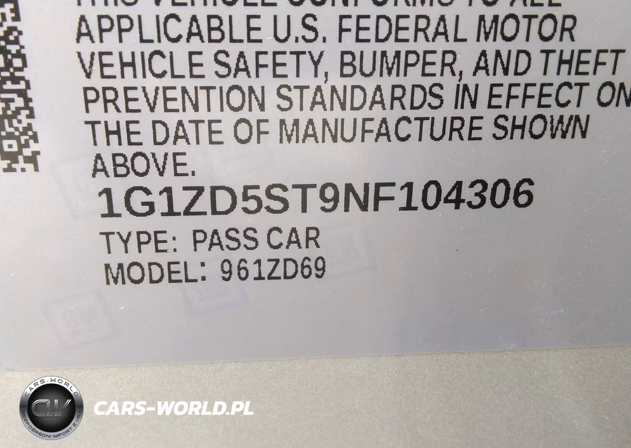 2022 Chevrolet Malibu Fwd Lt VIN:1G1ZD5ST9NF104306 - 9