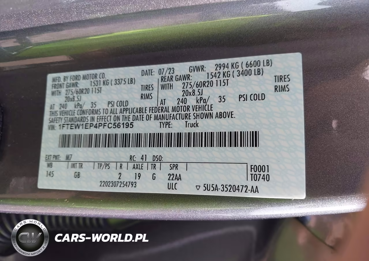 2023 Ford F-150 Xl VIN:1FTEW1EP4PFC56195 - 9
