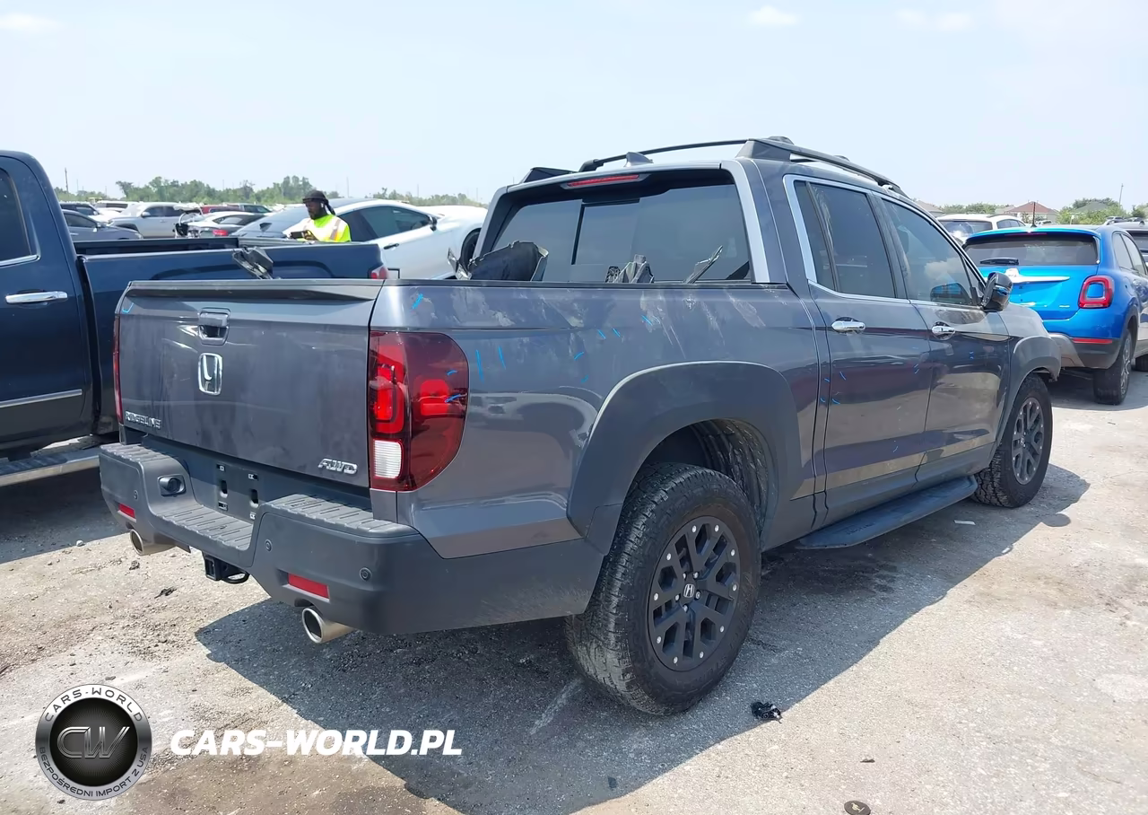 2021 Honda Ridgeline Rtl-E VIN:5FPYK3F71MB010408 - 4