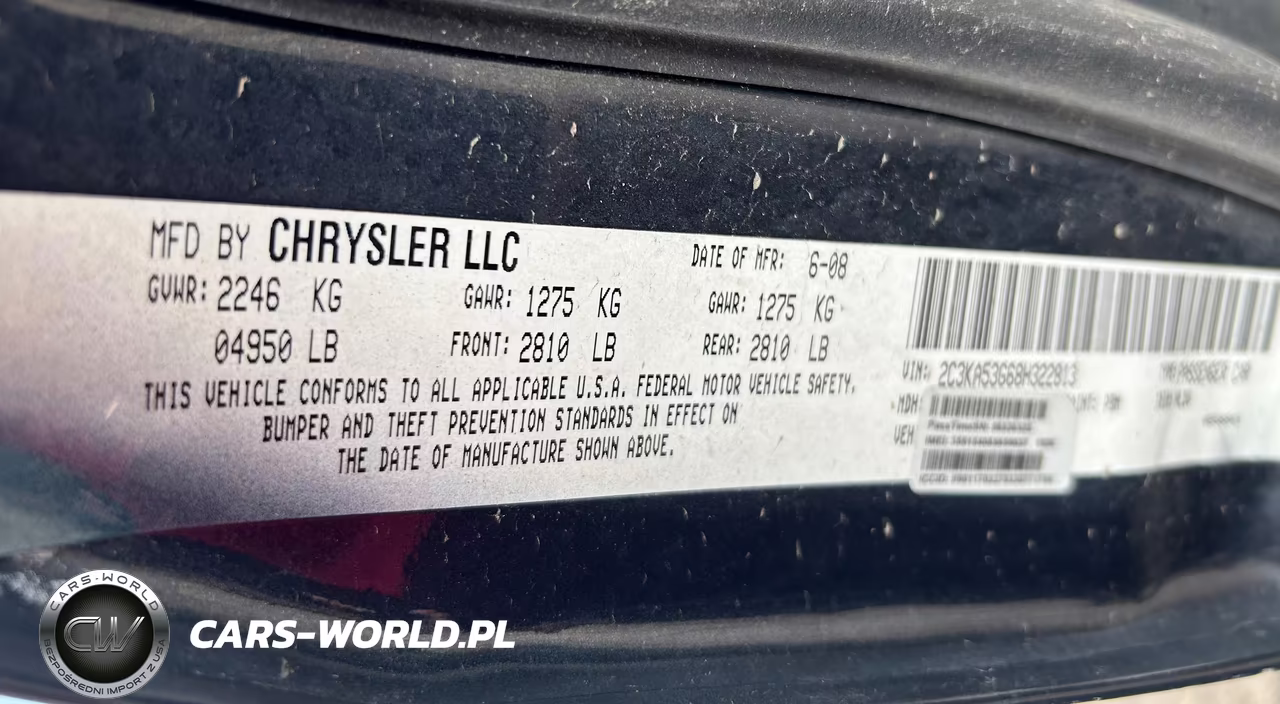 2008 Chrysler 300 Touring VIN:2C3KA53G68H22813 - 9