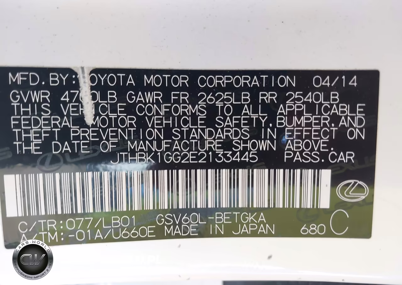 2014 Lexus Es 350 VIN:JTHBK1GG2E2133445 - 9