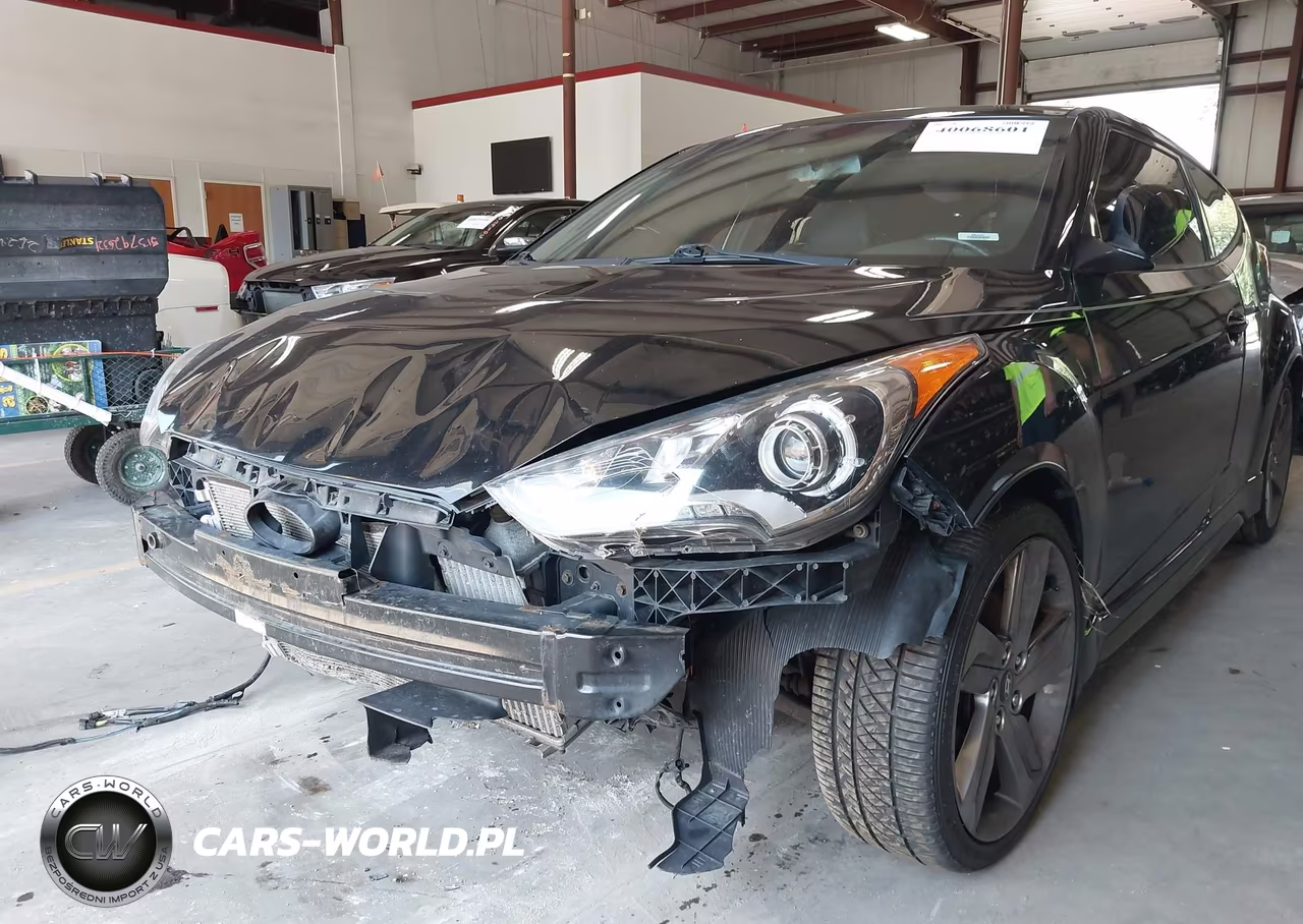 2014 Hyundai Veloster Turbo W-Black VIN:KMHTC6AEXEU207363 - 6