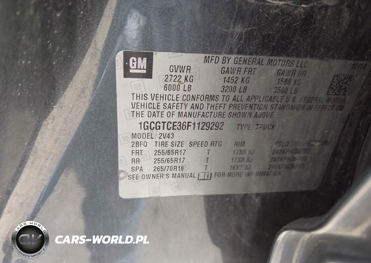 2015 Chevrolet Colorado Z71 VIN:1GCGTCE36F1129292 - 9