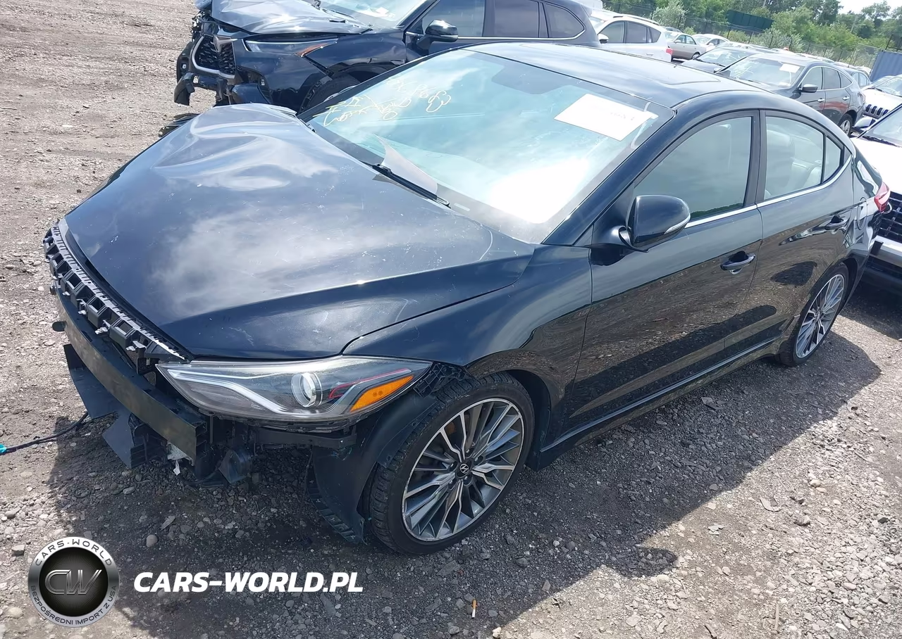 2018 Hyundai Elantra Sport VIN:KMHD04LB9JU447969 - 2