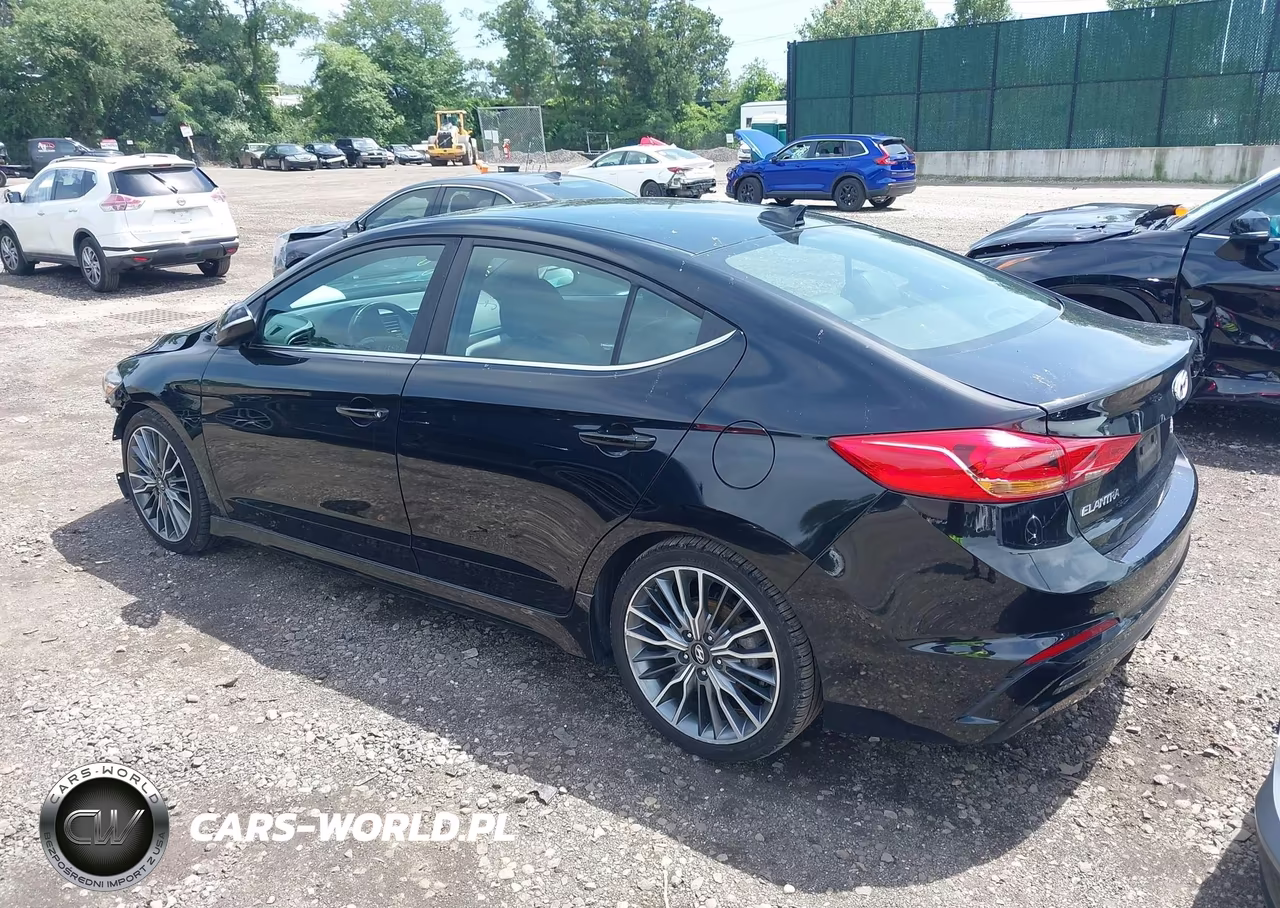 2018 Hyundai Elantra Sport VIN:KMHD04LB9JU447969 - 3