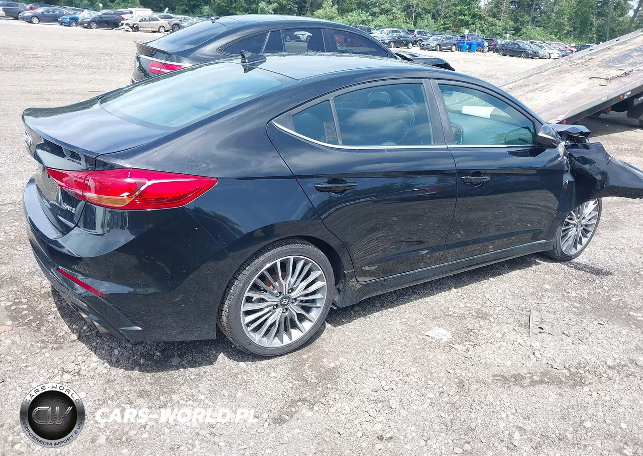 2018 Hyundai Elantra Sport VIN:KMHD04LB9JU447969 - 4