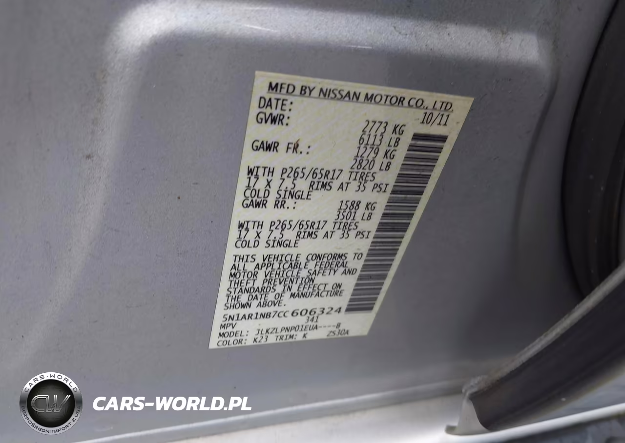 2012 Nissan Pathfinder Silver VIN:5N1AR1NB7CC606324 - 9