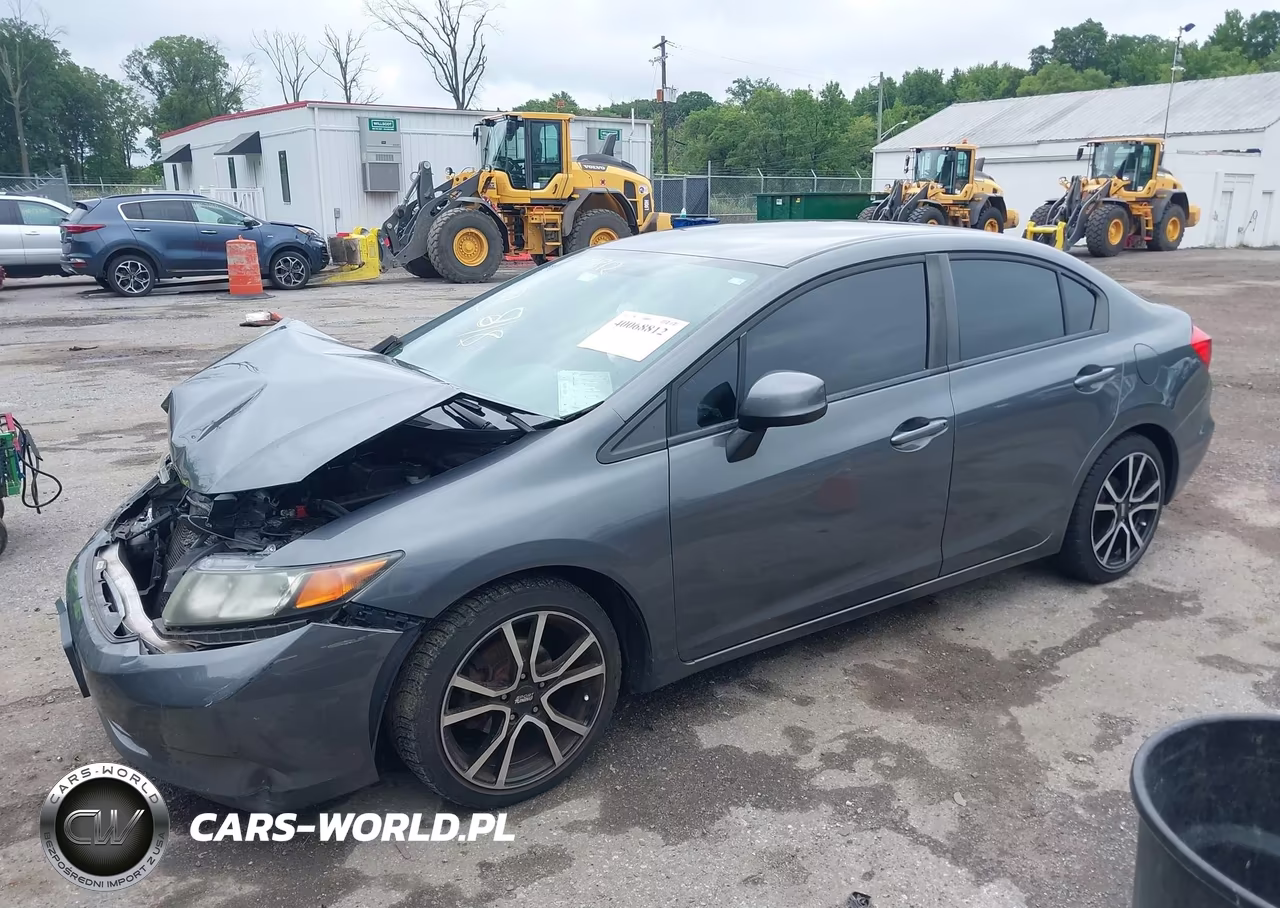 2012 Honda Civic Lx VIN:19XFB2F54CE361911 - 2