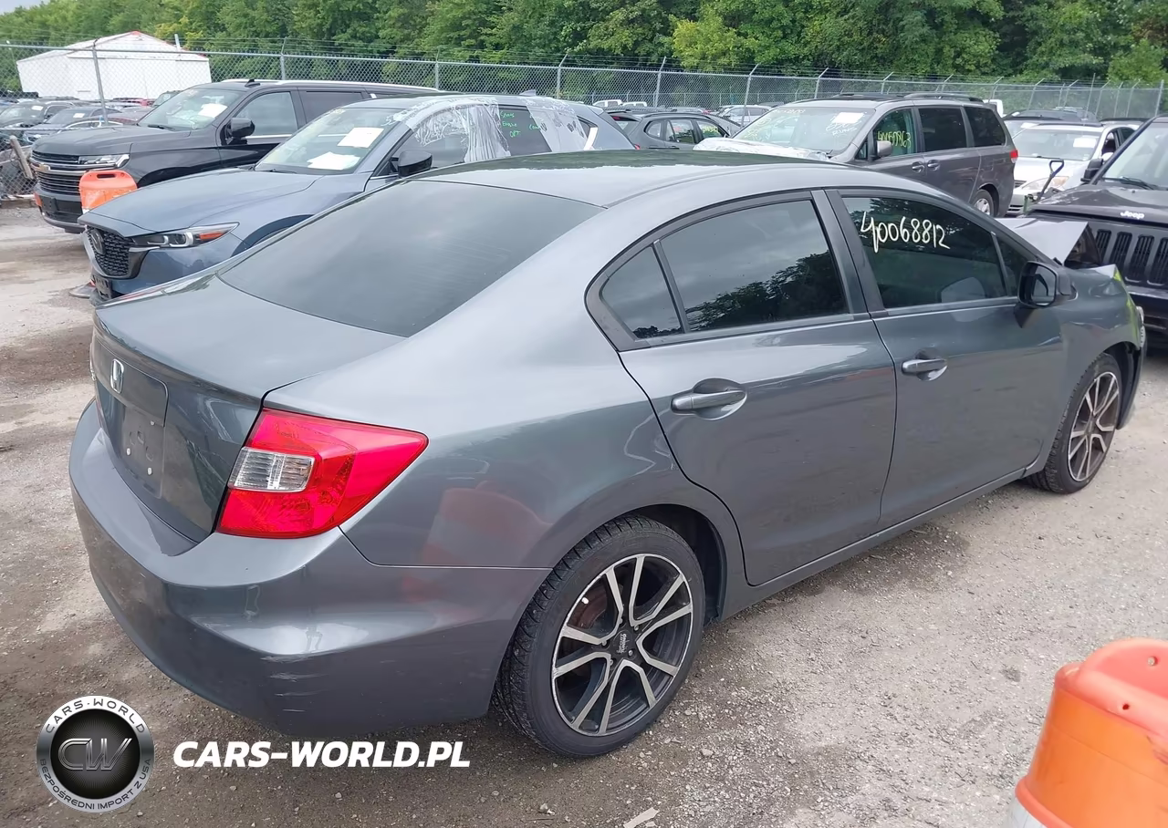 2012 Honda Civic Lx VIN:19XFB2F54CE361911 - 4