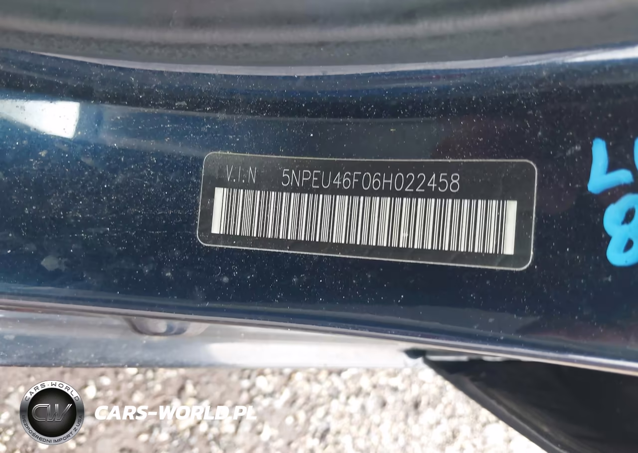 2006 Hyundai Sonata Gls V6-Lx V6 VIN:5NPEU46F06H022458 - 9