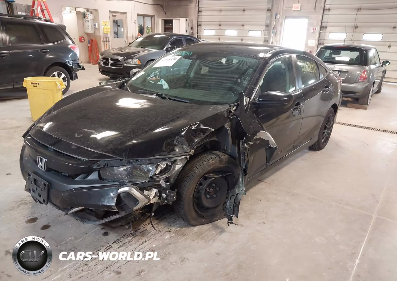 2019 Honda Civic Lx VIN:19XFC2F63KE000707 - 2