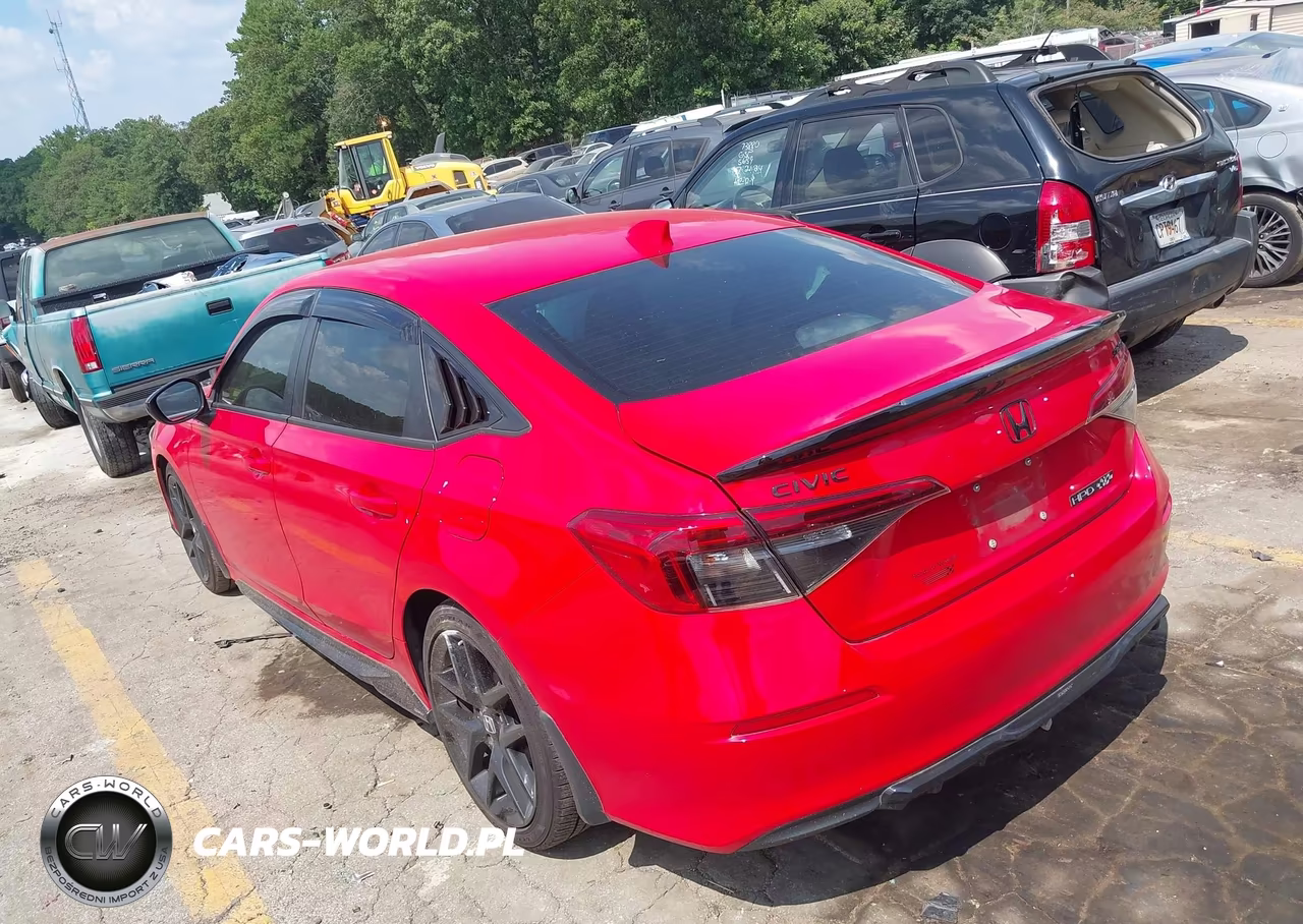 2022 Honda Civic Sport VIN:2HGFE2F5XNH596314 - 3