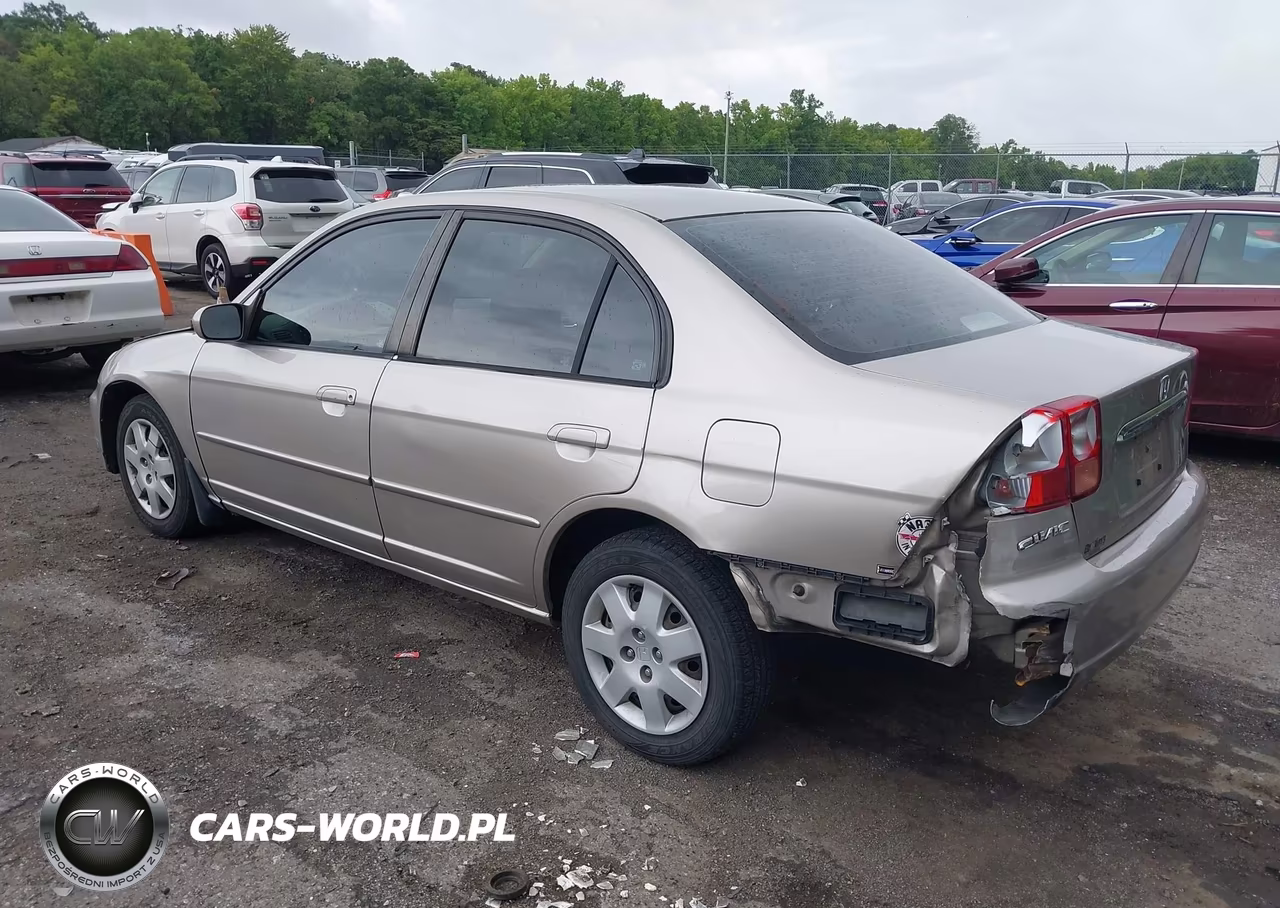 2002 Honda Civic Ex VIN:1HGES26802L057536 - 3