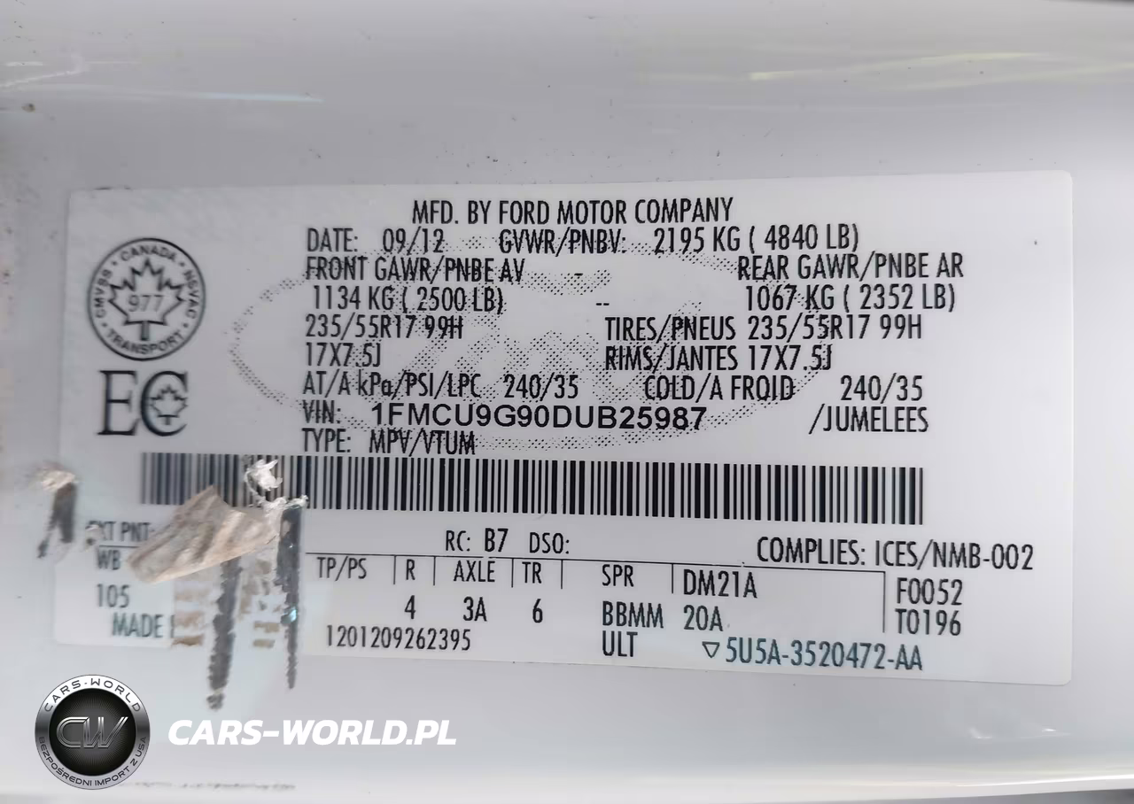 2014 Honda Accord Ex-L VIN:1HGCR2F81EA111283 - 9