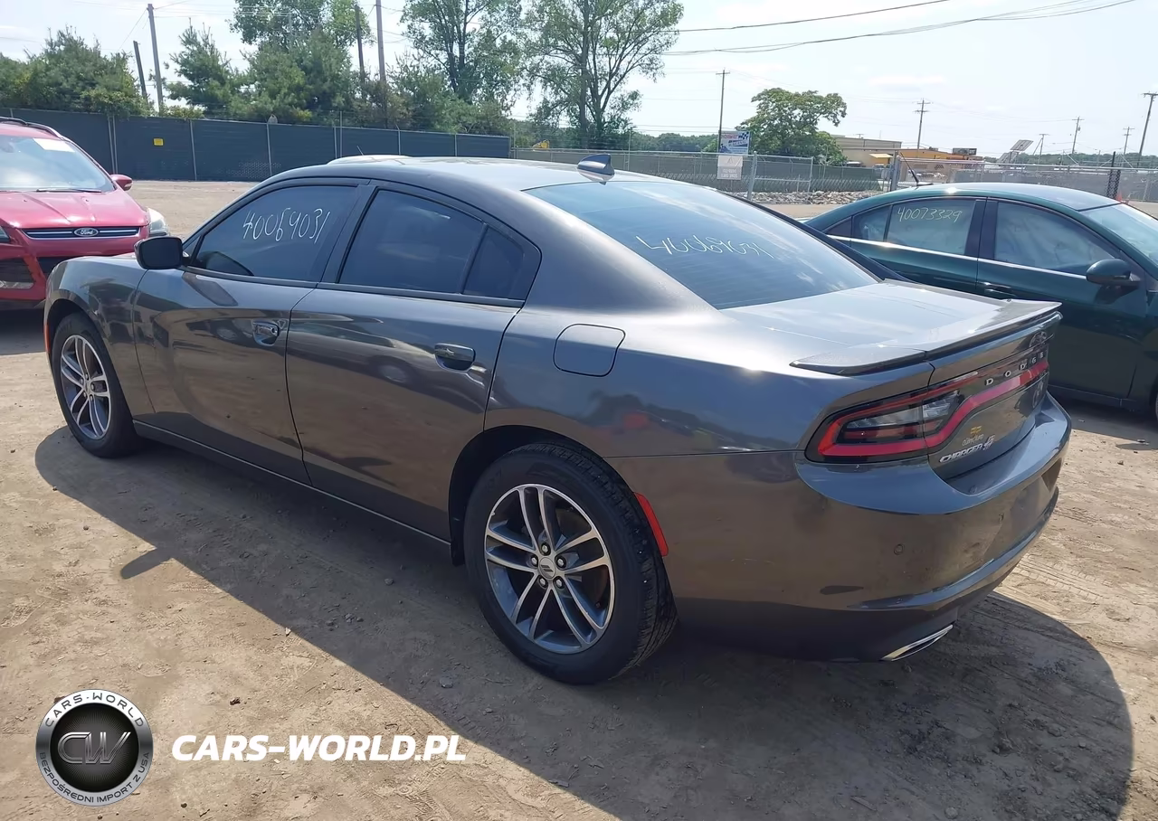 2019 Dodge Charger Sxt Awd VIN:2C3CDXJG2K8674823 - 3