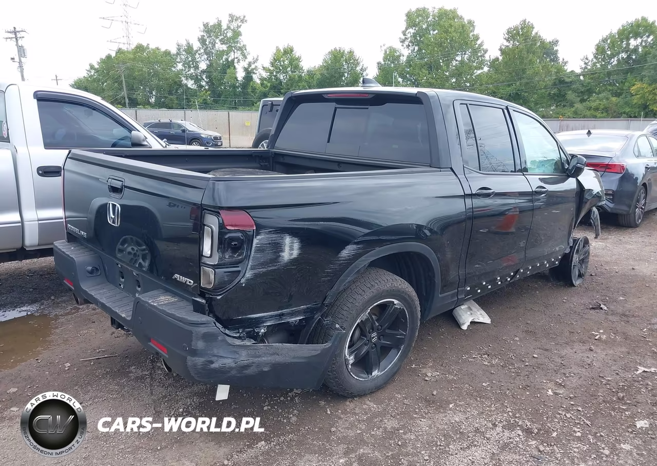 2023 Honda Ridgeline Black Edition VIN:5FPYK3F81PB016691 - 4