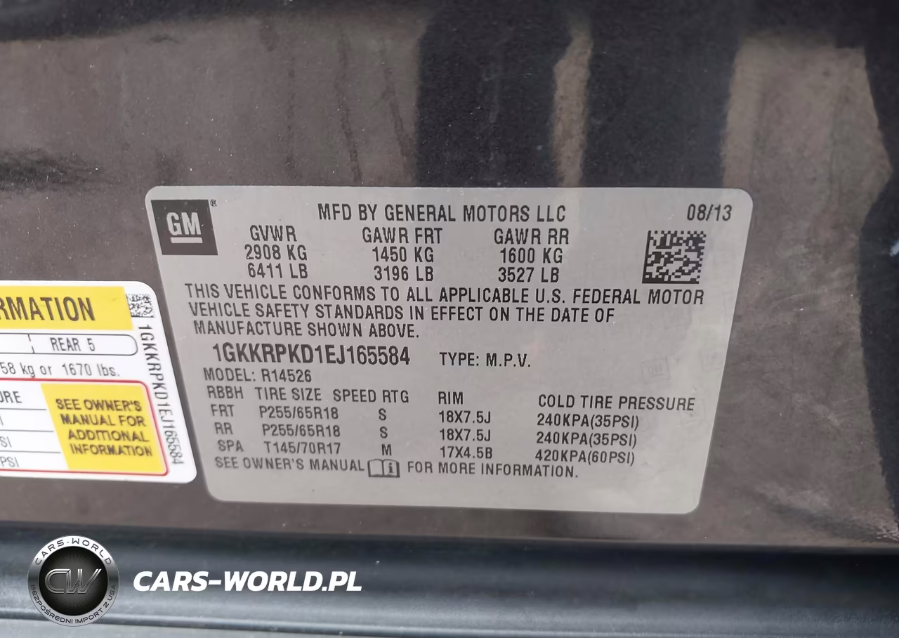 2014 GMC Acadia Sle VIN:1GKKRPKD1EJ165584 - 9