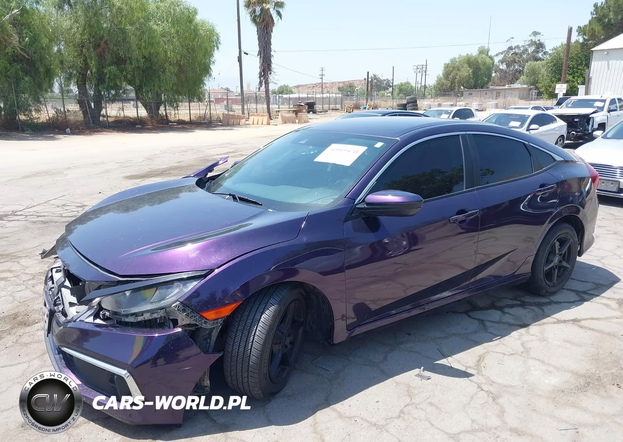 2020 Honda Civic Lx VIN:19XFC2F61LE208571 - 2