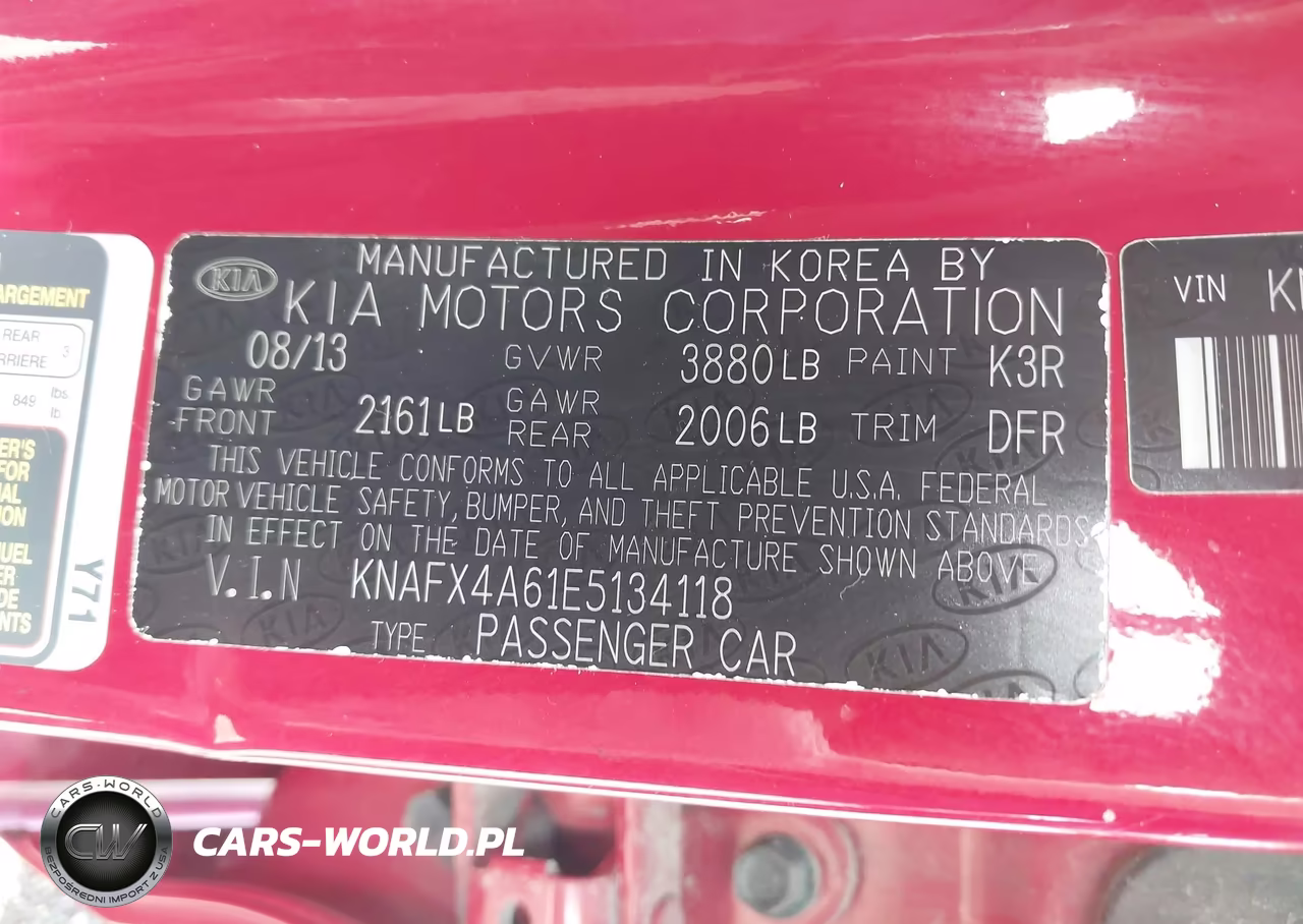 2014 Kia Forte Lx VIN:KNAFX4A61E5134118 - 9