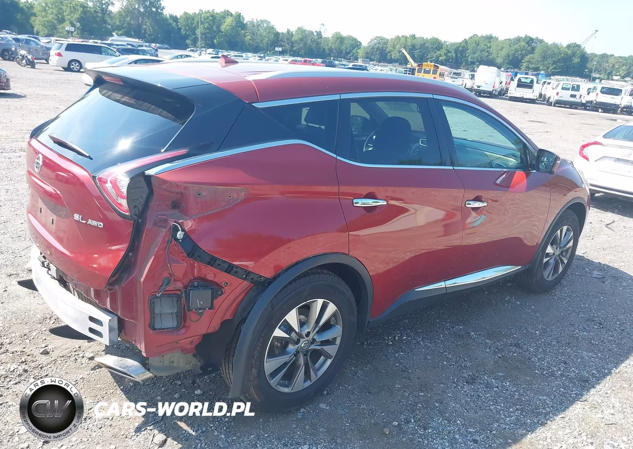 2015 Nissan Murano Sl VIN:5N1AZ2MH1FN224049 - 4