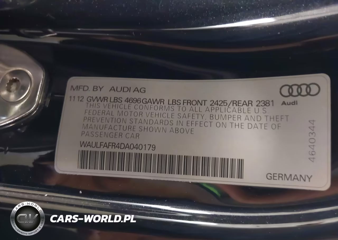 2013 Audi A5 2.0T Premium VIN:WAULFAFR4DA040179 - 9