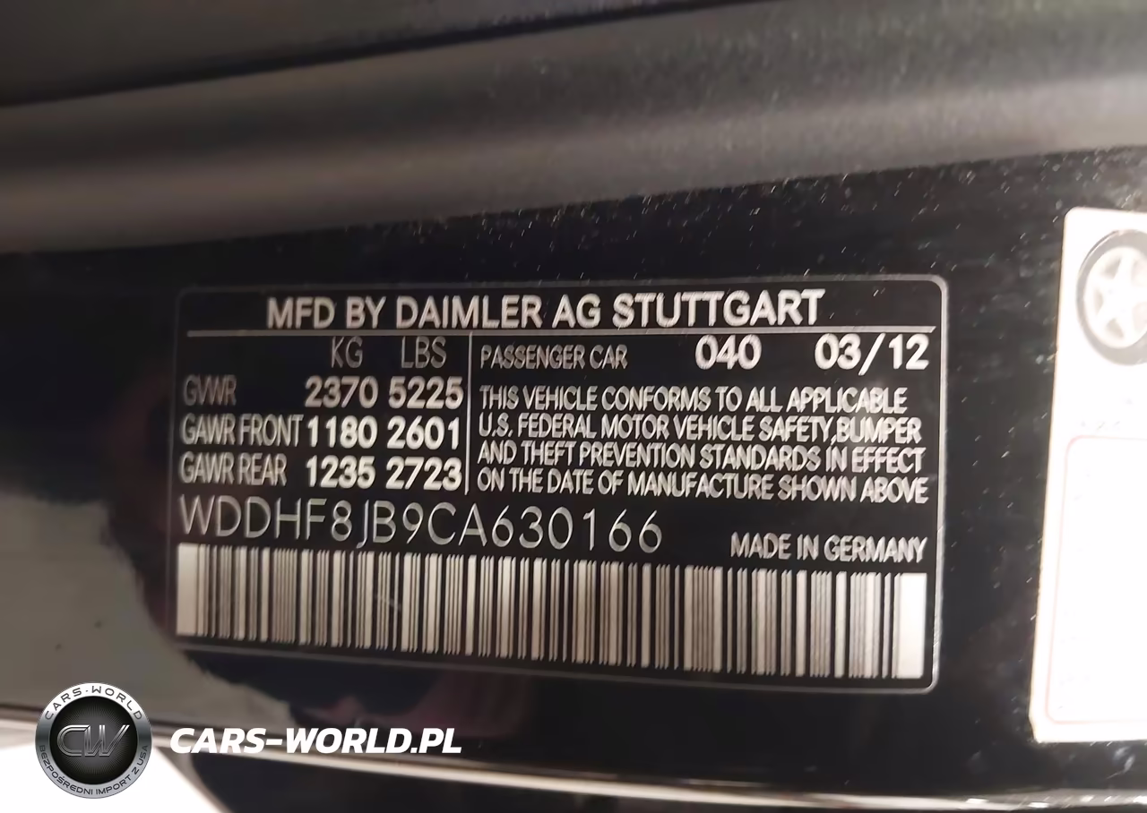 2012 Mercedes-Benz E 350 4Matic VIN:WDDHF8JB9CA630166 - 9