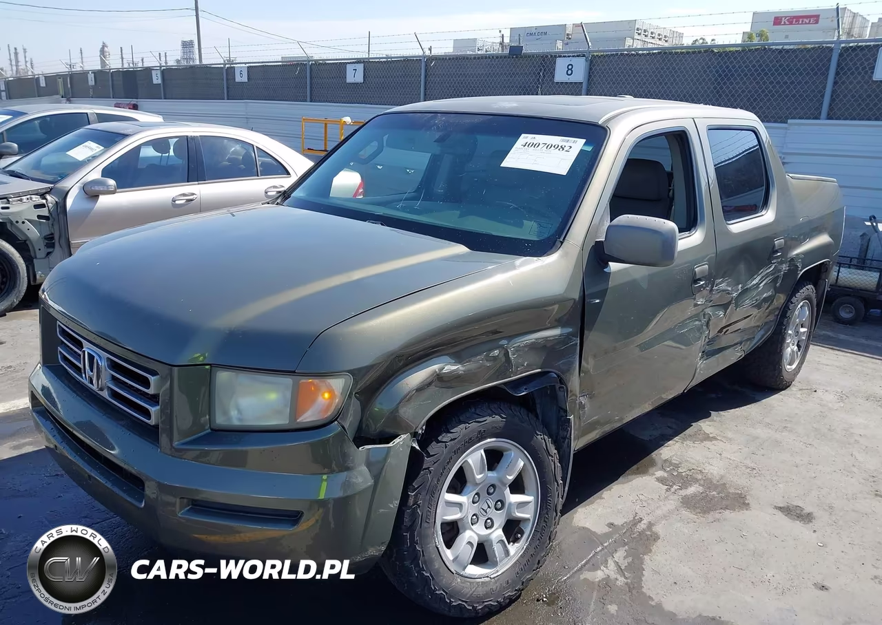 2007 Honda Ridgeline Rtl VIN:2HJYK16517H542084 - 2