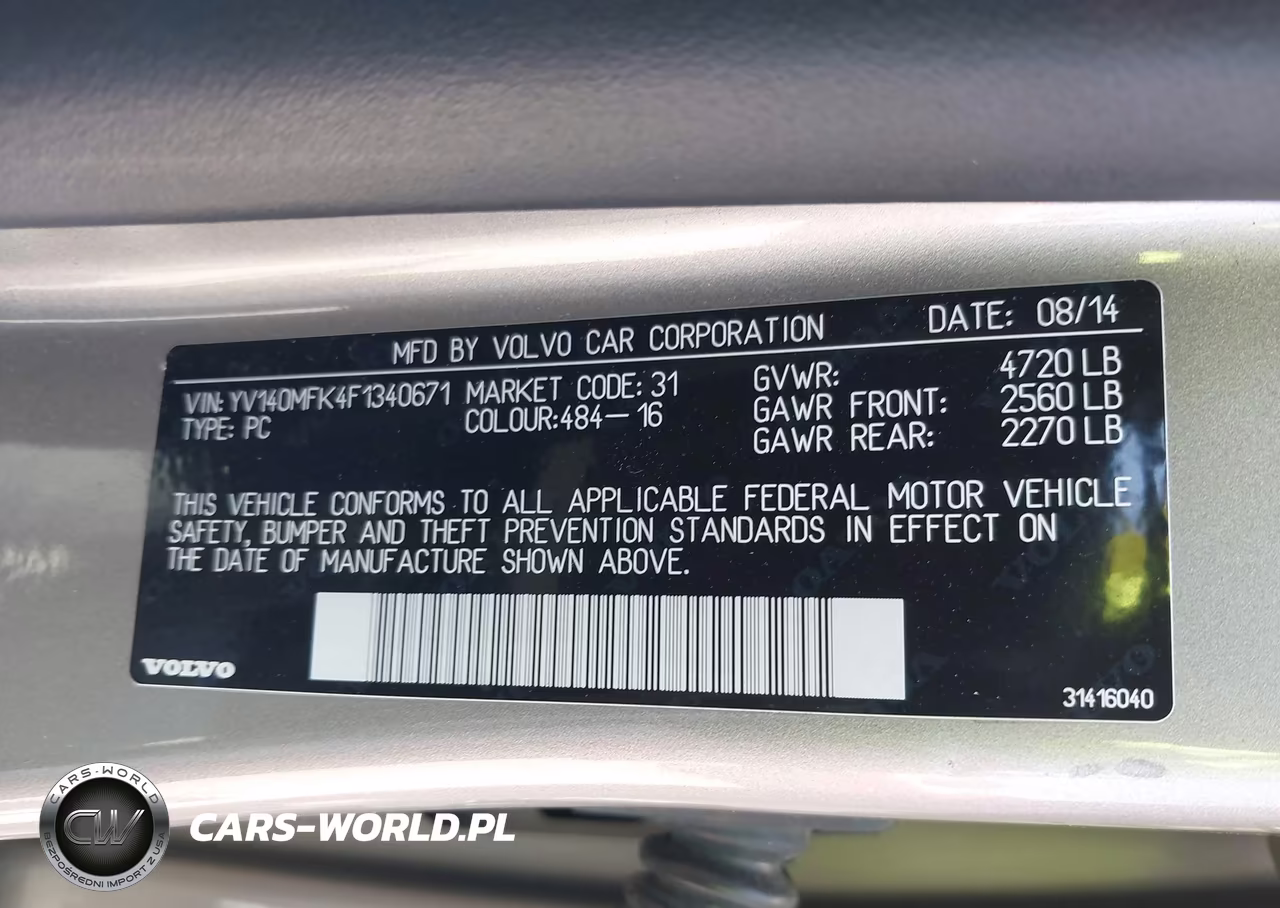 2015 Volvo S60 T5 Premier VIN:YV140MFK4F1340671 - 9