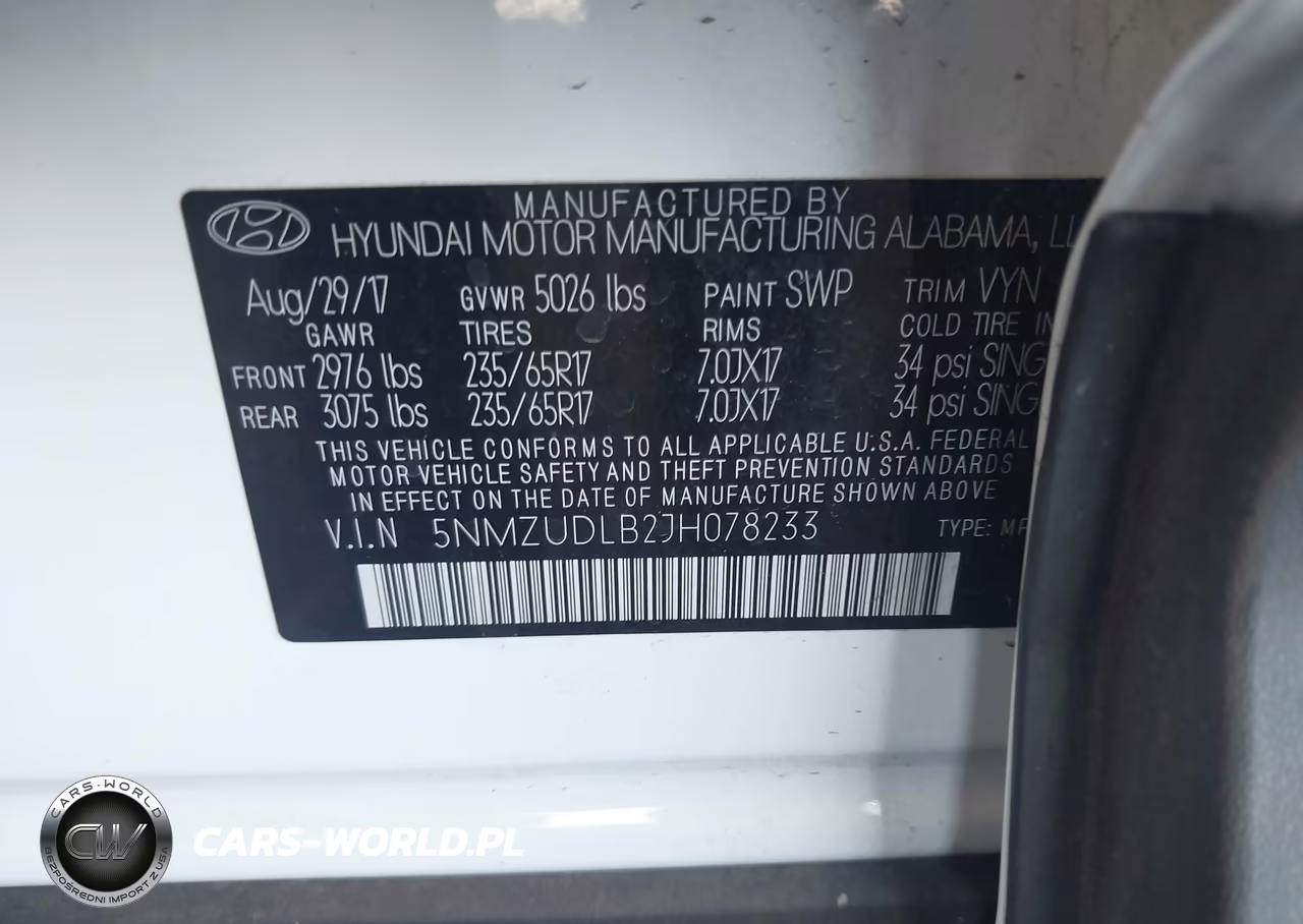 2018 Hyundai Santa Fe Sport 2.4 Luxury VIN:5NMZUDLB7JH079233 - 9