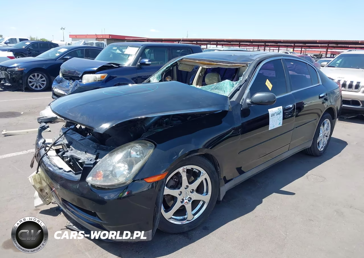 2003 Infiniti G35 Base W-6 Speed Manual-Luxury-Luxury Leather VIN:JNKCV51E63M000277 - 2
