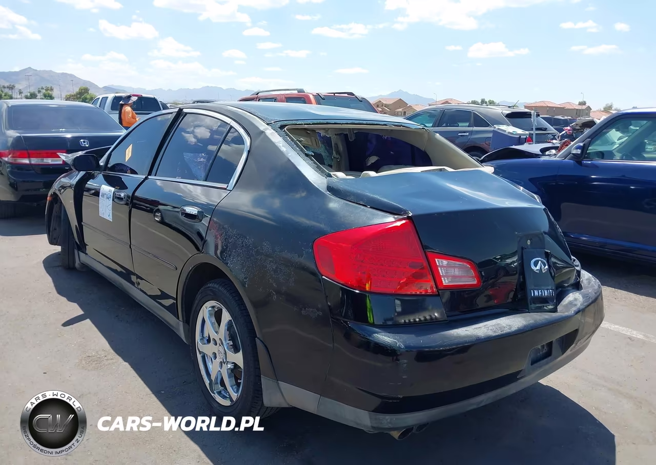 2003 Infiniti G35 Base W-6 Speed Manual-Luxury-Luxury Leather VIN:JNKCV51E63M000277 - 3