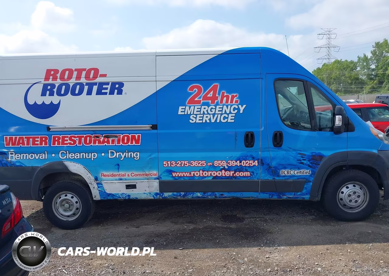 2017 Ram Promaster 3500 Cargo Van High Roof 159 Wb Ext VIN:3C6URVJG0HE543522 - 13