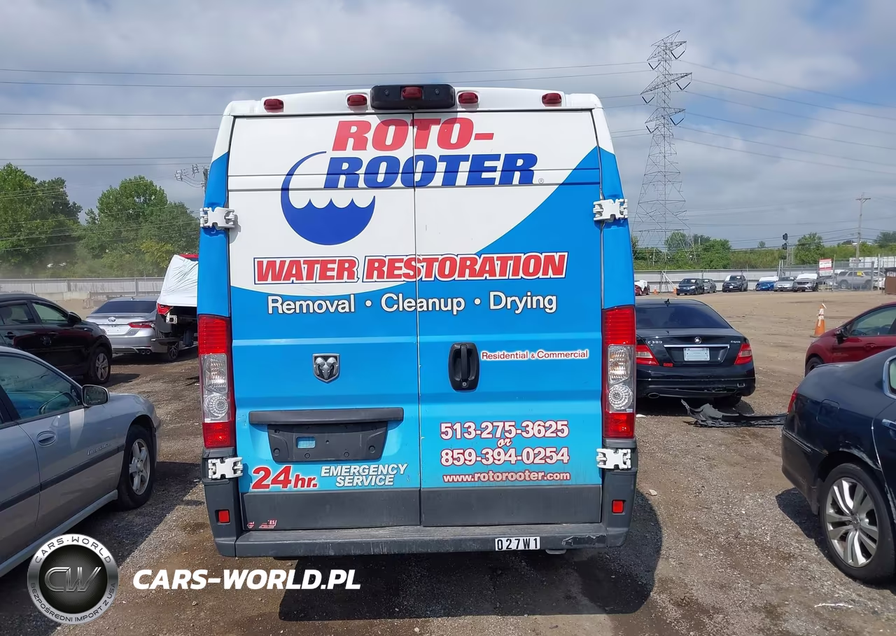 2017 Ram Promaster 3500 Cargo Van High Roof 159 Wb Ext VIN:3C6URVJG0HE543522 - 16