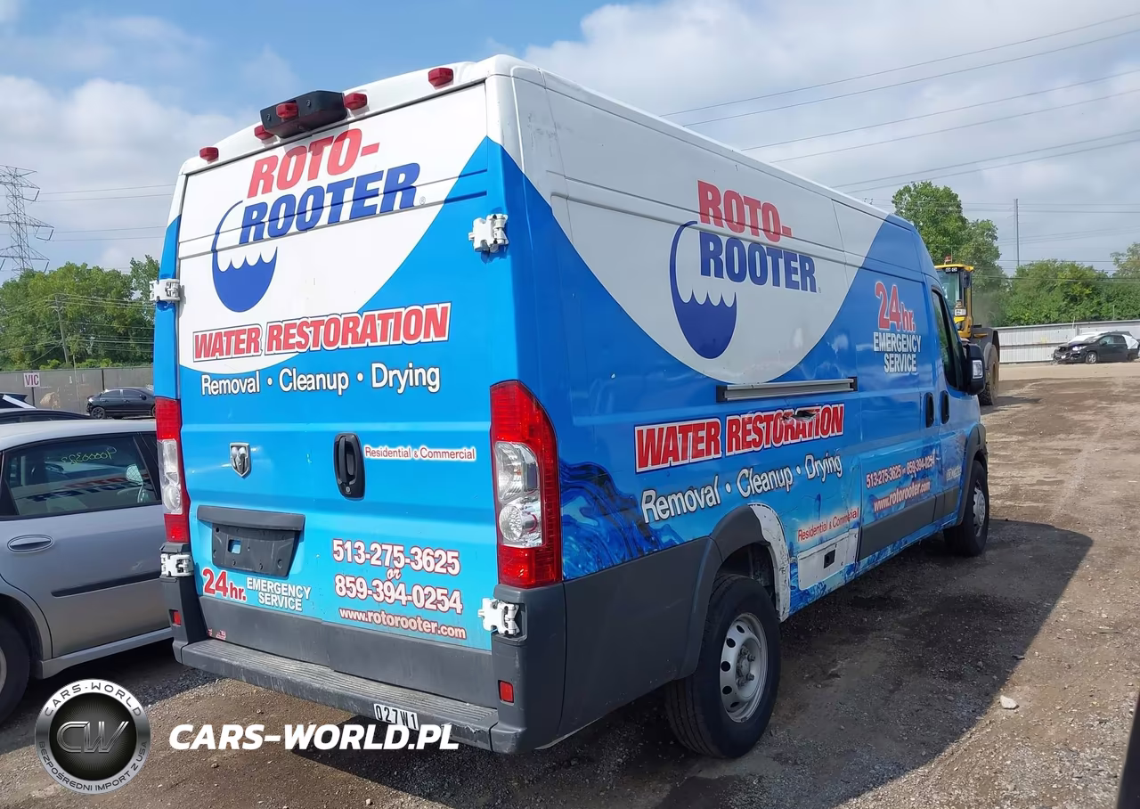 2017 Ram Promaster 3500 Cargo Van High Roof 159 Wb Ext VIN:3C6URVJG0HE543522 - 4
